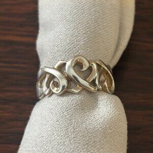 Auth Vintage Tiffany & Co. Paloma Picasso Loving Heart Ring